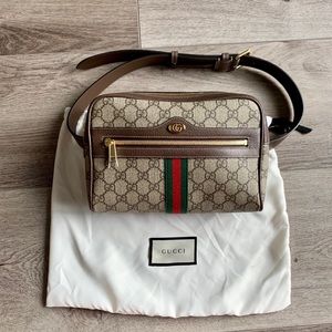 Gucci Small GG Supreme Ophidia Belt Bag